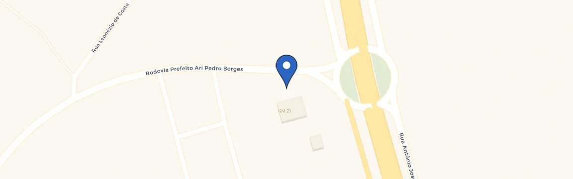 Mapa da estação Posto Fratelli