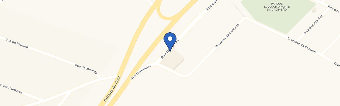 Mapa da estação Carrega Facil / Shopping Linha Verde