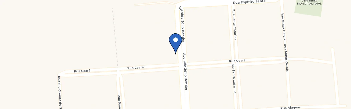 Mapa da estação Auto Posto Paial