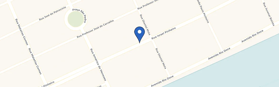 Mapa com a localização da estação Eletroposto sao Pedro - DF Charge