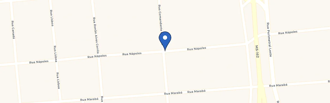 Mapa com a localização da estação Joy Energy Maracaju - MS