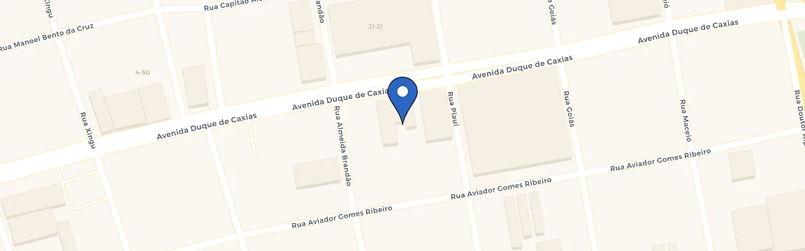 Mapa da estação Auto Posto Duque