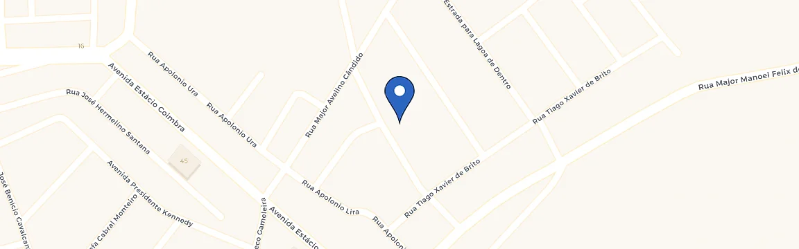 Mapa da estação Wallbox Heitor