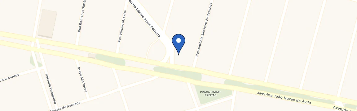 Mapa da estação Autus Chevrolet João Naves Uberlândia