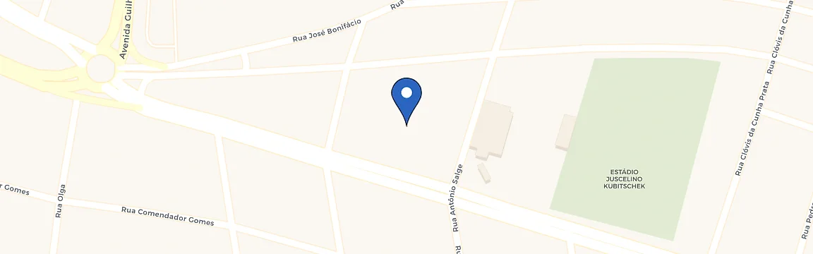 Mapa da estação Autus Chevrolet Uberaba
