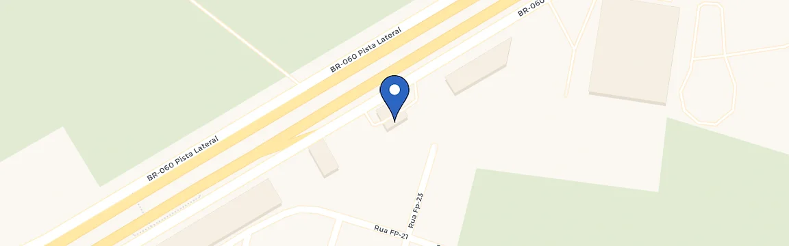 Mapa da estação Fastpower Goiânia