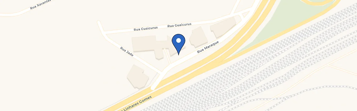 Mapa da estação Loja BYD