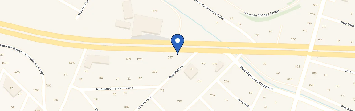 Mapa da estação Posto Petro Abdias Dislub GNV
