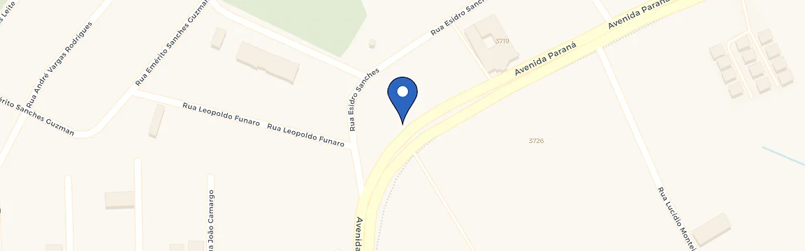 Mapa da estação Speedvolt Sorocaba