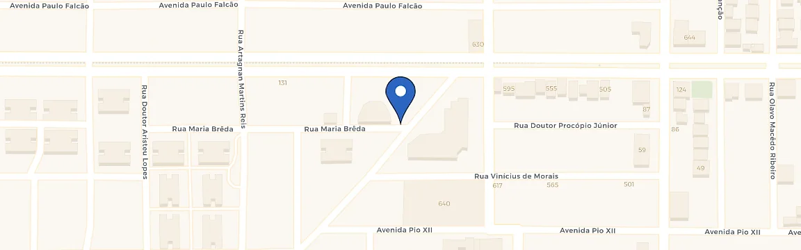 Mapa da estação Carregadores Tipo 2