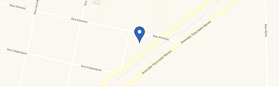 Mapa da estação Bionova Posto Bela Aurora