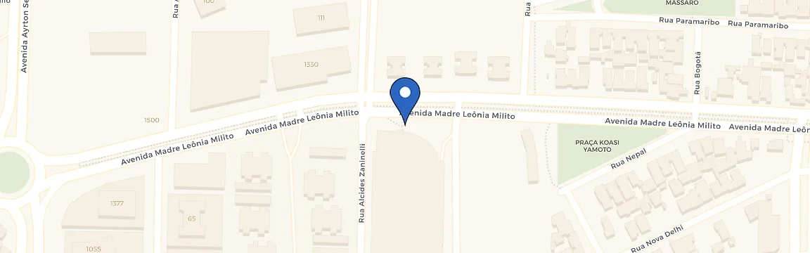 Mapa da estação Super Muffato Madre