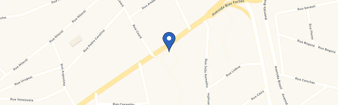 Mapa da estação Posto Denise