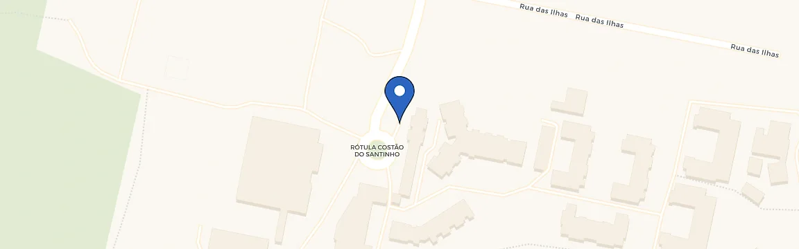 Mapa da estação Costão do Santinho