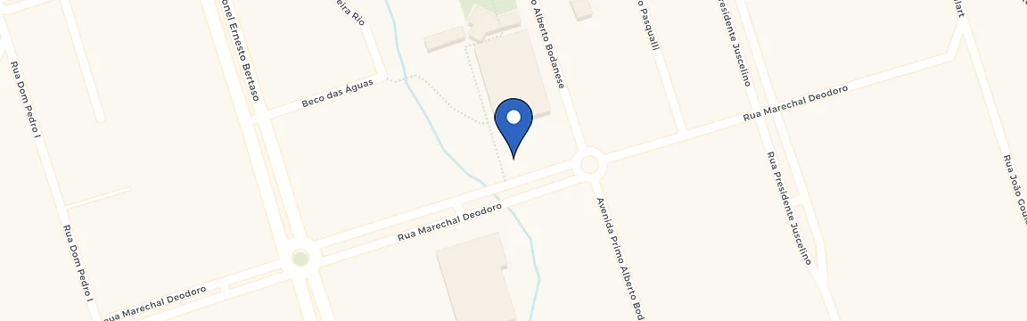 Mapa da estação Quilombo Termas