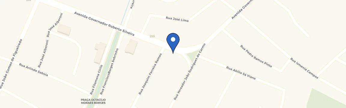 Mapa da estação SHOP GO Posto ALE Bom Jesus-RJ
