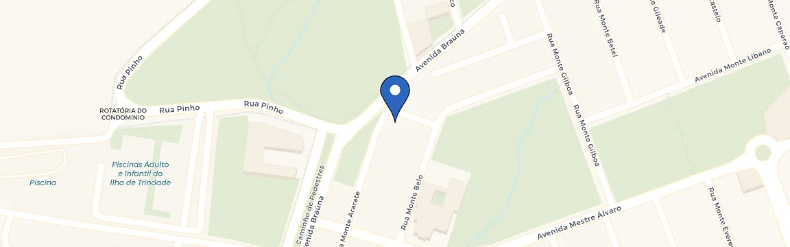 Mapa da estação Colina de Laranjeiras