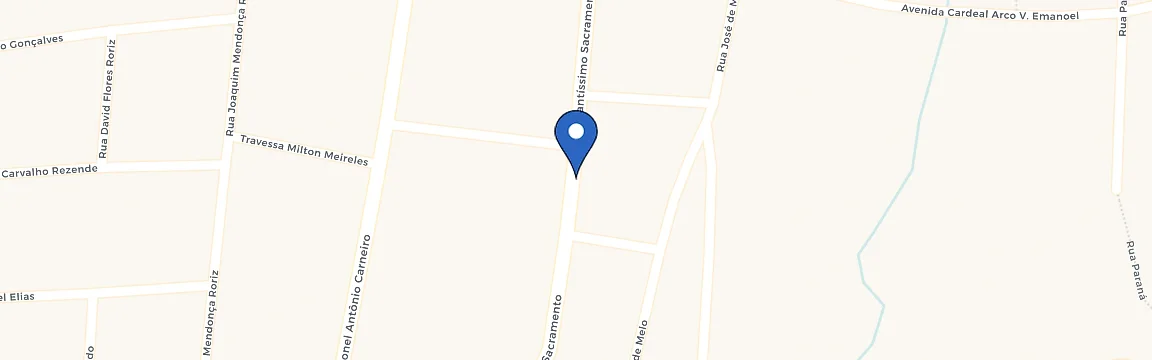 Mapa da estação GM - Rua Santíssimo Sacramento