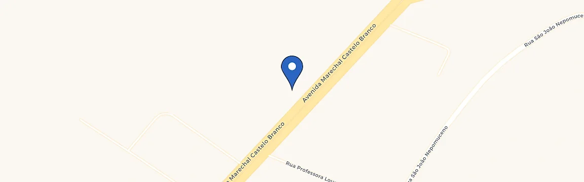 Mapa da estação BYD Guiauto Sete Lagoas