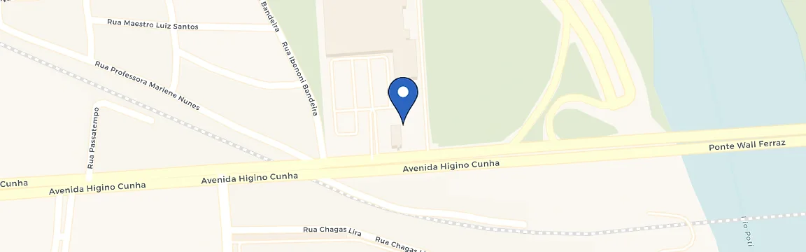 Mapa da estação ChargeOn - Posto Atacadão Teresina