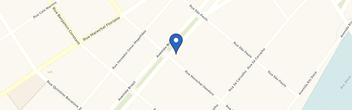 Mapa da estação Nuflux - Clínica Cafuné