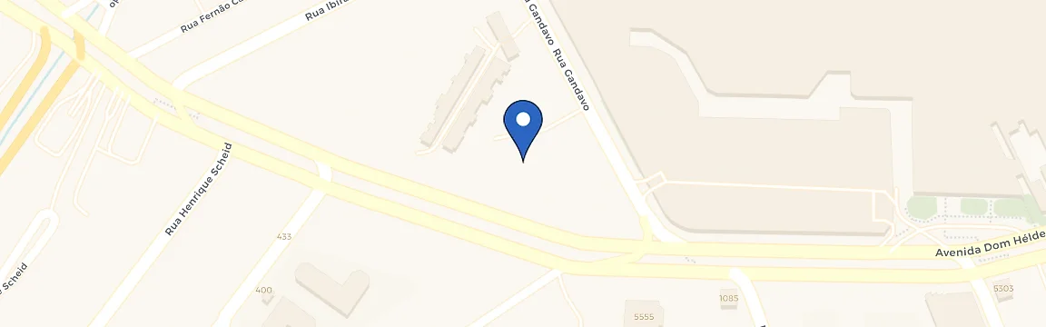 Mapa da estação Ponto Norte