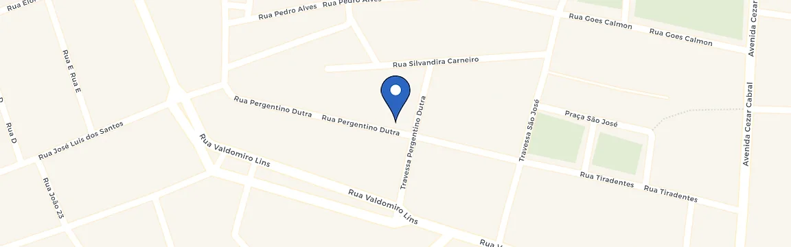 Mapa com a localização da estação 104-Pergentino