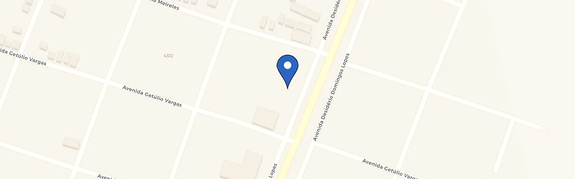 Mapa com a localização da estação Inova Solar