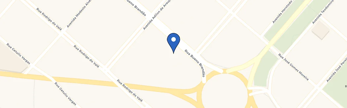 Mapa com a localização da estação Primocar