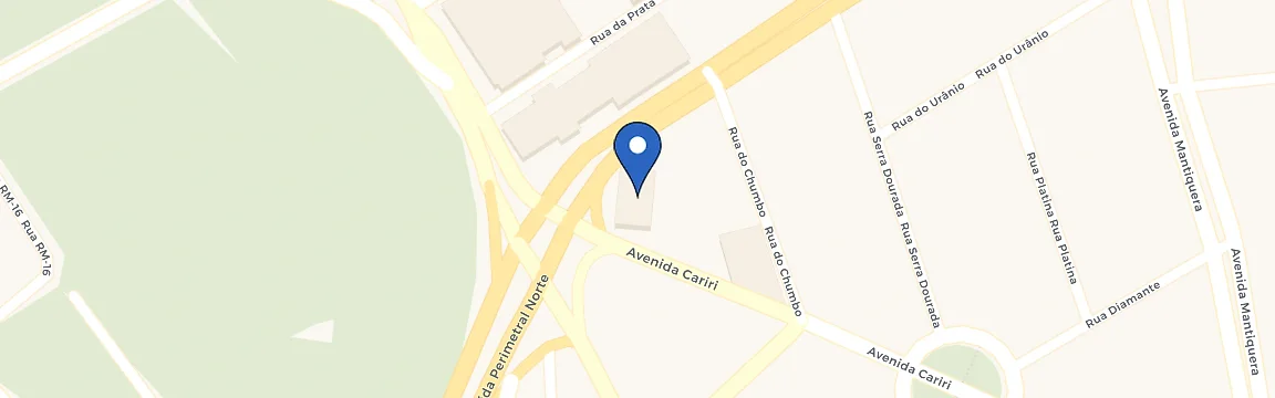 Mapa com a localização da estação YellotMob Rede Magela Posto Gato Preto