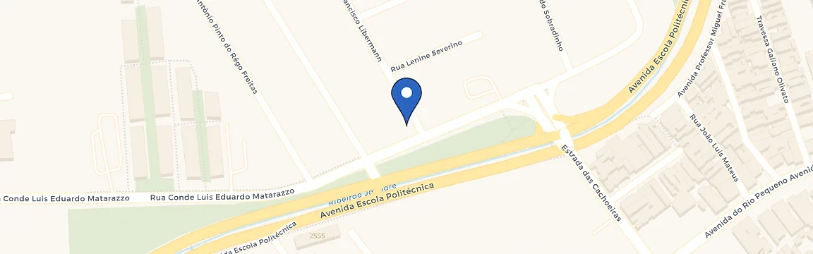 Mapa com a localização da estação Stormcharge 01