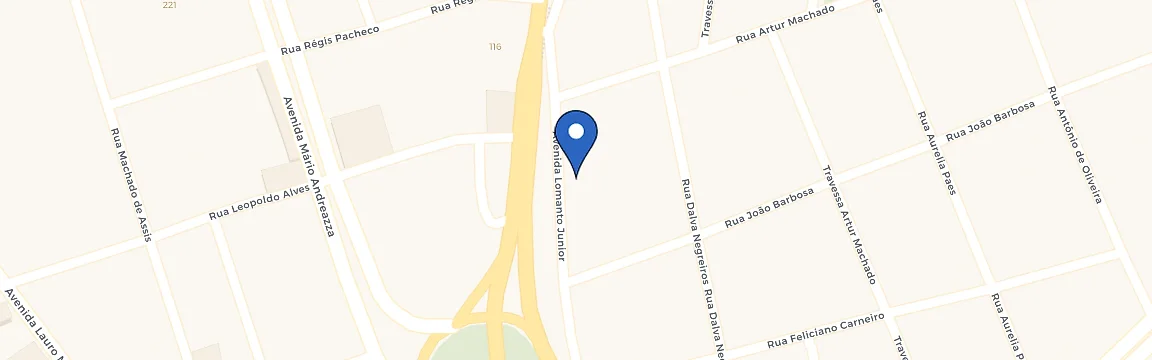 Mapa com a localização da estação Global WATT - Hotel/Pousada Santo Antônio - Serrinha/BA