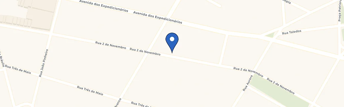 Mapa com a localização da estação PSS