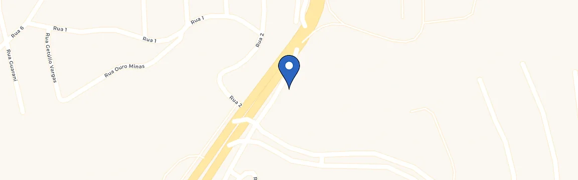 Mapa com a localização da estação WePlug My Mall Parque Cerrado