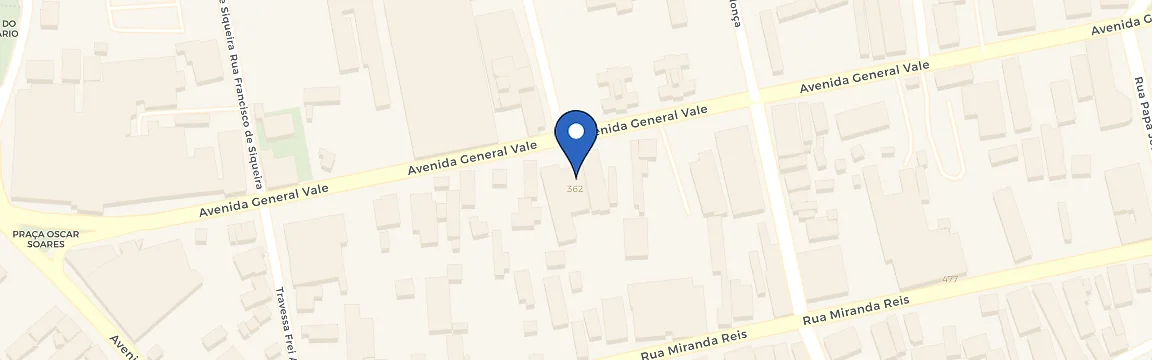 Mapa com a localização da estação Hotel Cuiabá
