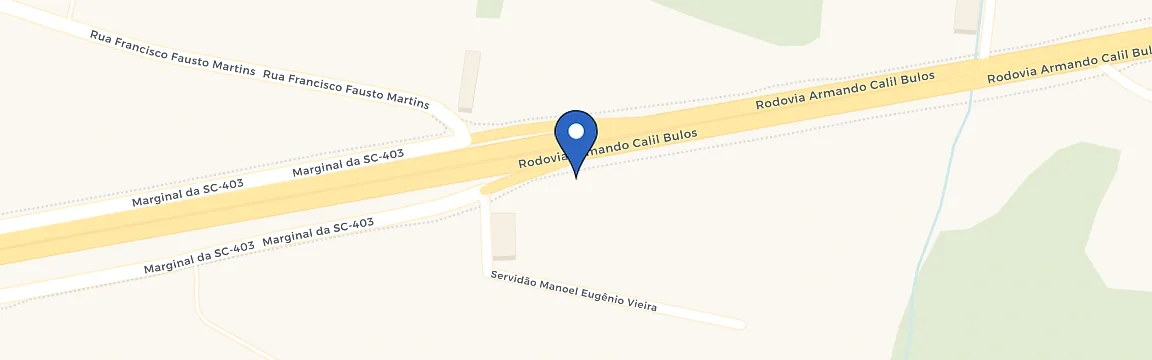 Mapa com a localização da estação Rinomaq