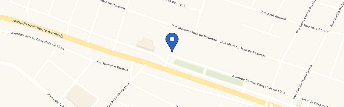 Mapa com a localização da estação Churrascaria San Marino, Custódia - PE