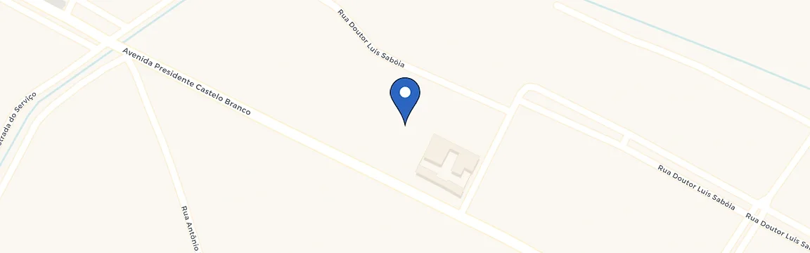 Mapa com a localização da estação Hotel AGILIZE
