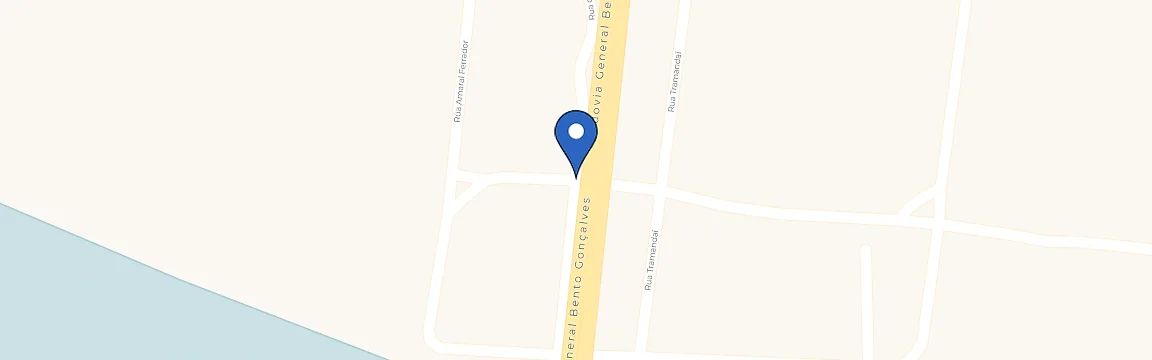 Mapa com a localização da estação FLOWT & Paradouro Cristal