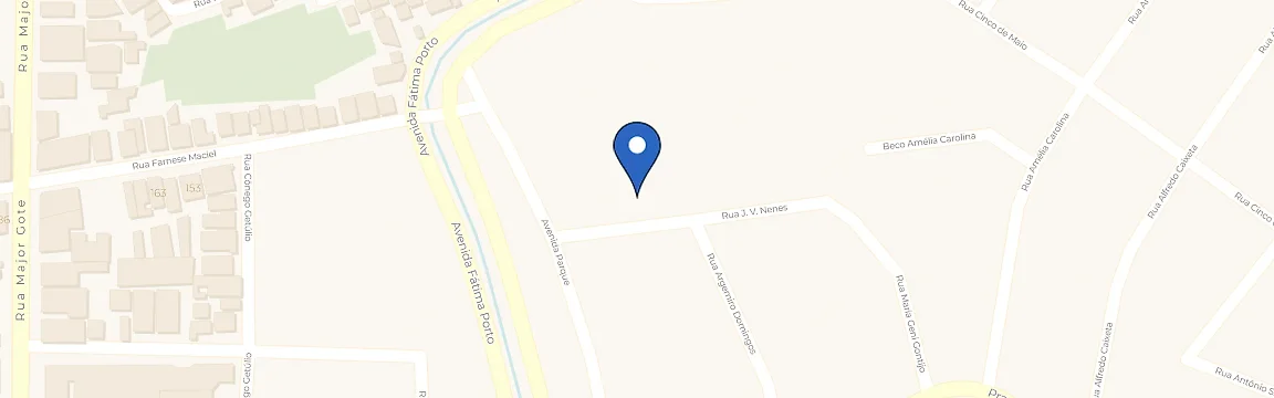 Mapa com a localização da estação Casa Car