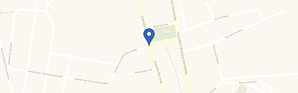 Mapa com a localização da estação Casa