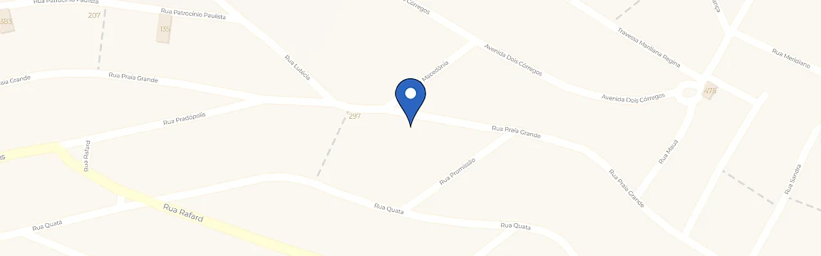 Mapa com a localização da estação Casa