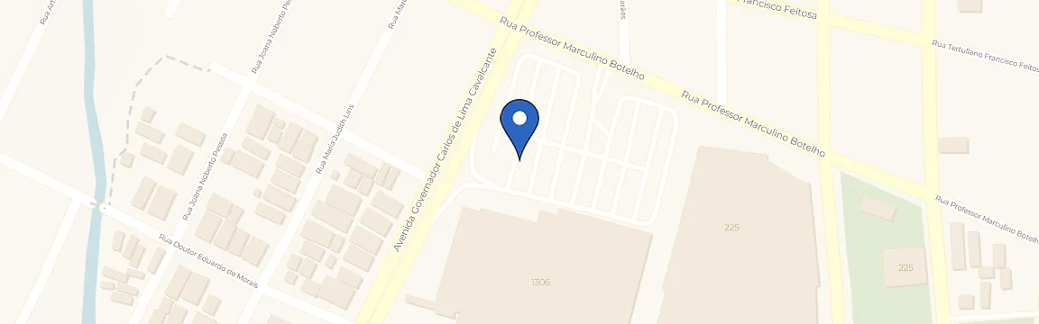 Mapa com a localização da estação VAPT - Novo Atacarejo Casa Caiada Olinda