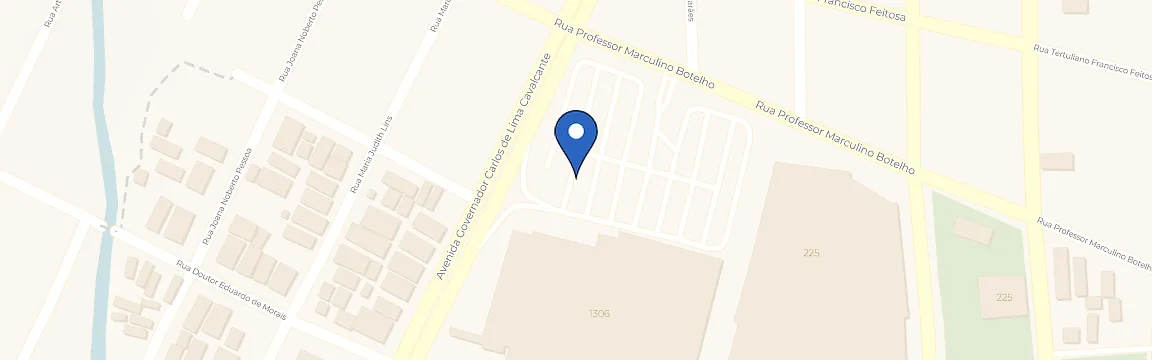 Mapa com a localização da estação VAPT - Novo Atacarejo Casa Caiada Olinda
