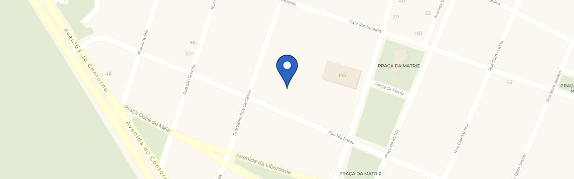 Mapa com a localização da estação Casa de Duda