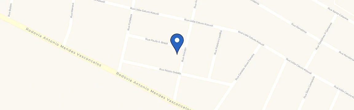 Mapa com a localização da estação Casa do ELIAS