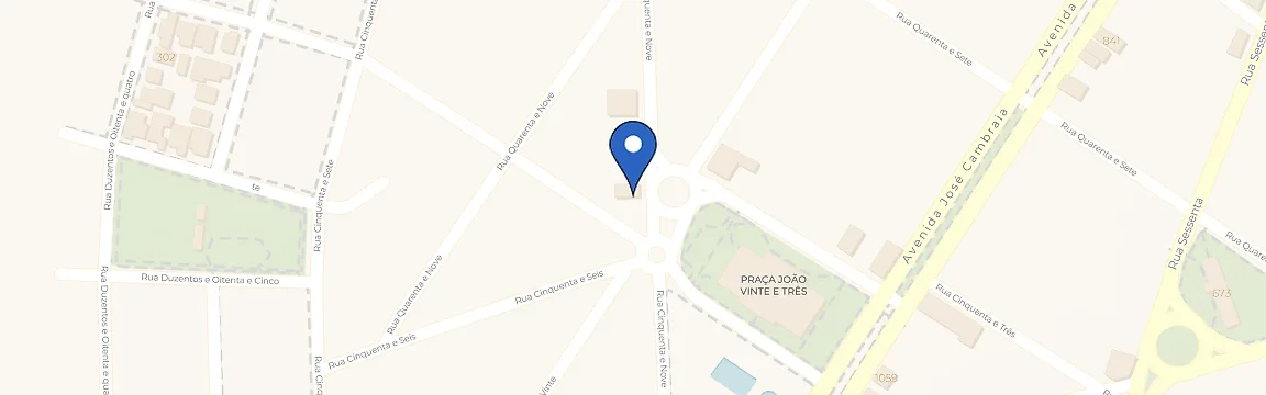 Mapa com a localização da estação Casa Residencial