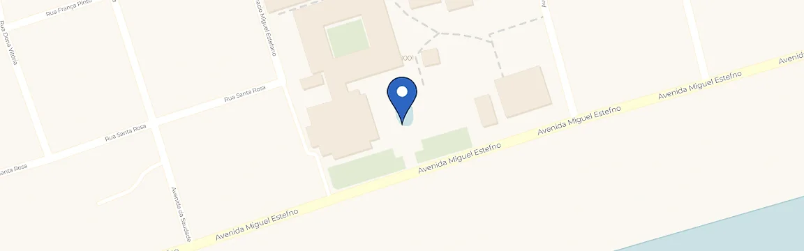 Mapa com a localização da estação Casa Grande Hotel - Restaurante - Tupi