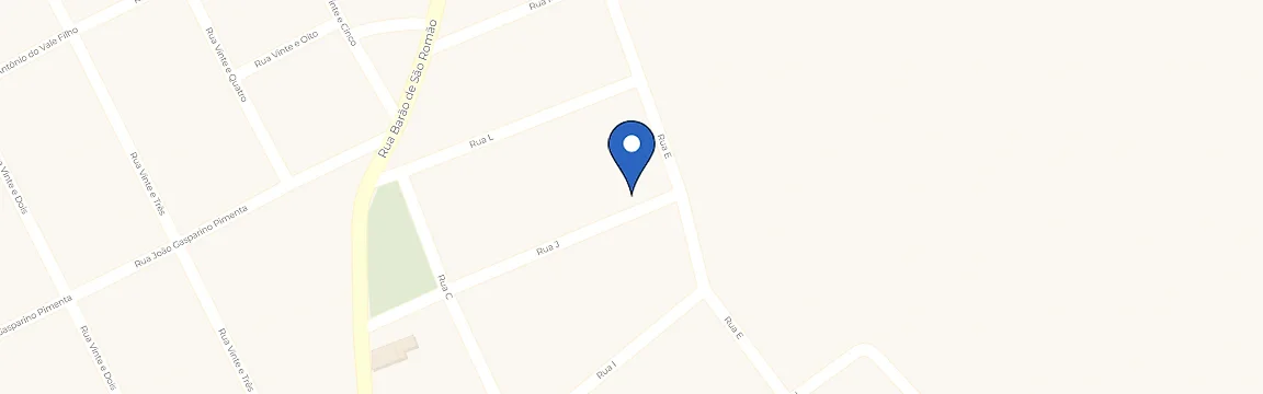 Mapa com a localização da estação Casa Januária