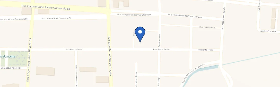Mapa com a localização da estação Ative Charge Hotel Troodon - Sousa - PB